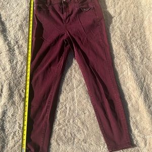 Cranberry colored Liverpool jeans size 12/31
